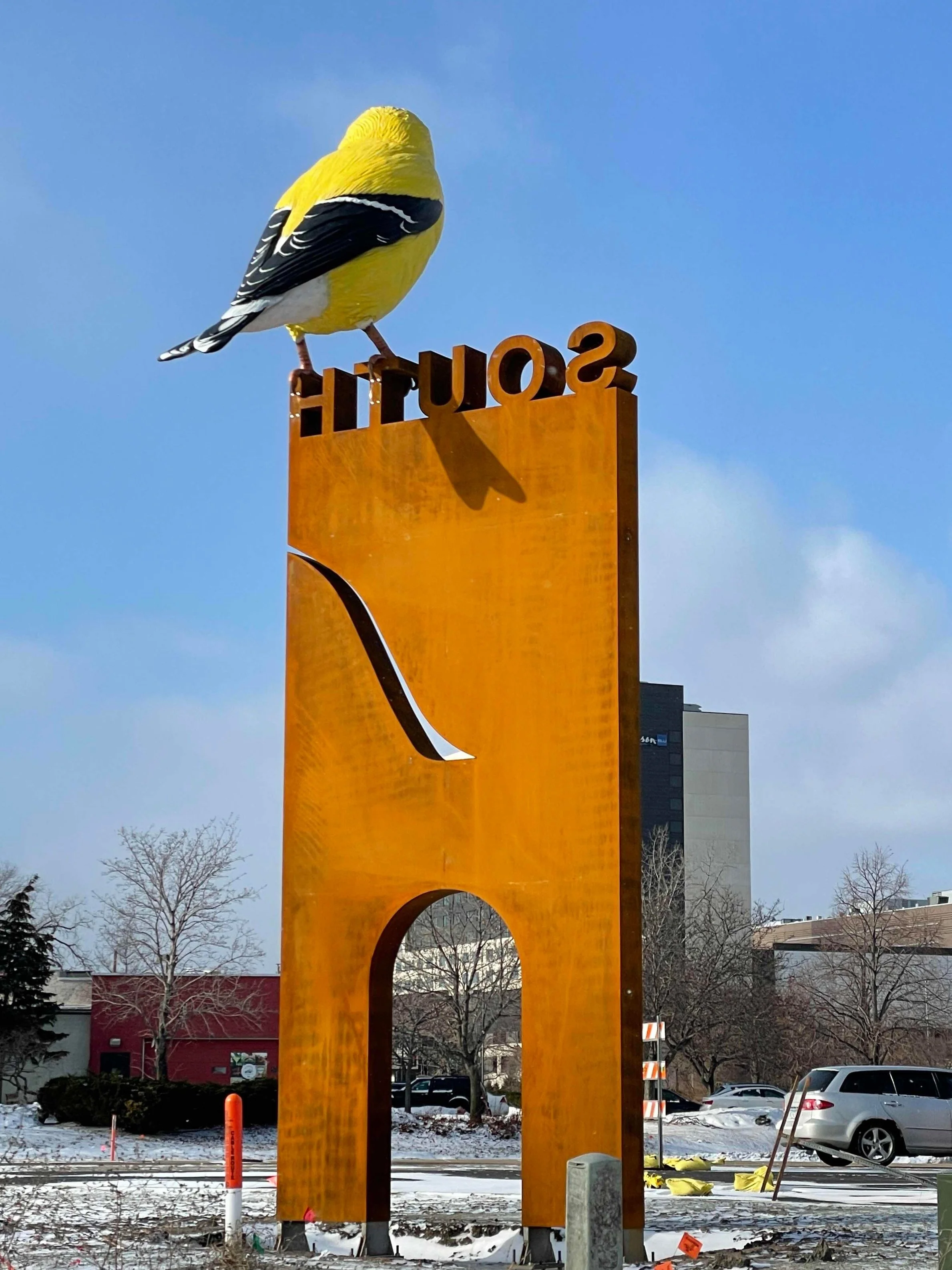 Donald Lipski, The Goldfinch — PUBLIC ART SERVICES